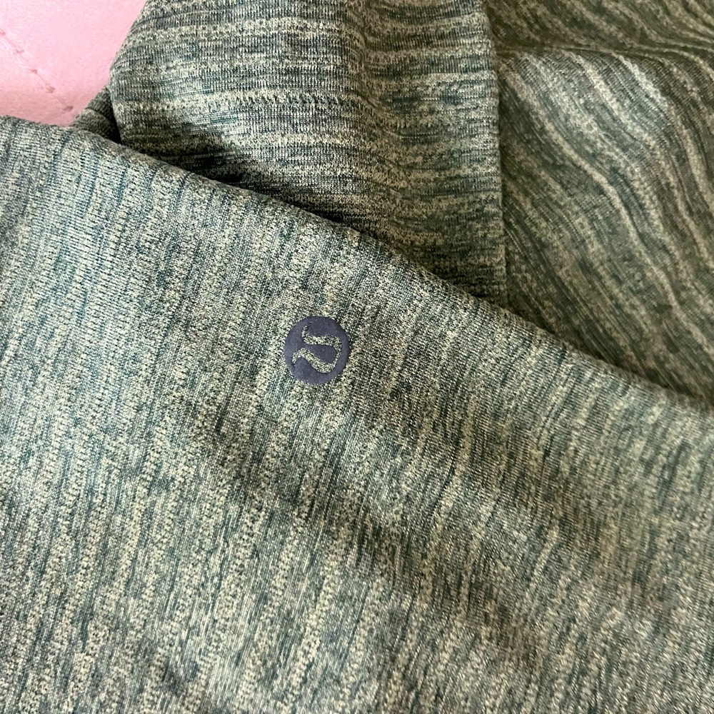 Lululemon green workout shirt. :)